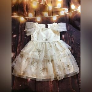 Janie and jack the star dust girl dress size 5